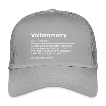 Voltammetry Polarography Chemistry - Kids’ Trucker Cap - light grey - Front