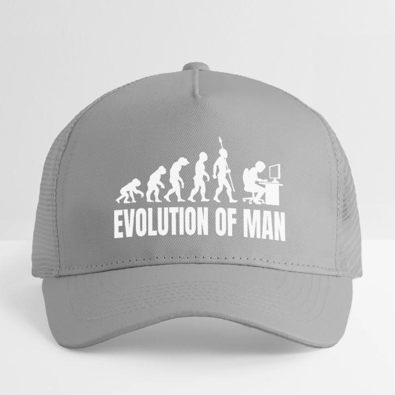 Programmeur Computer Freak Evolution Rétro Casquette trucker enfant
