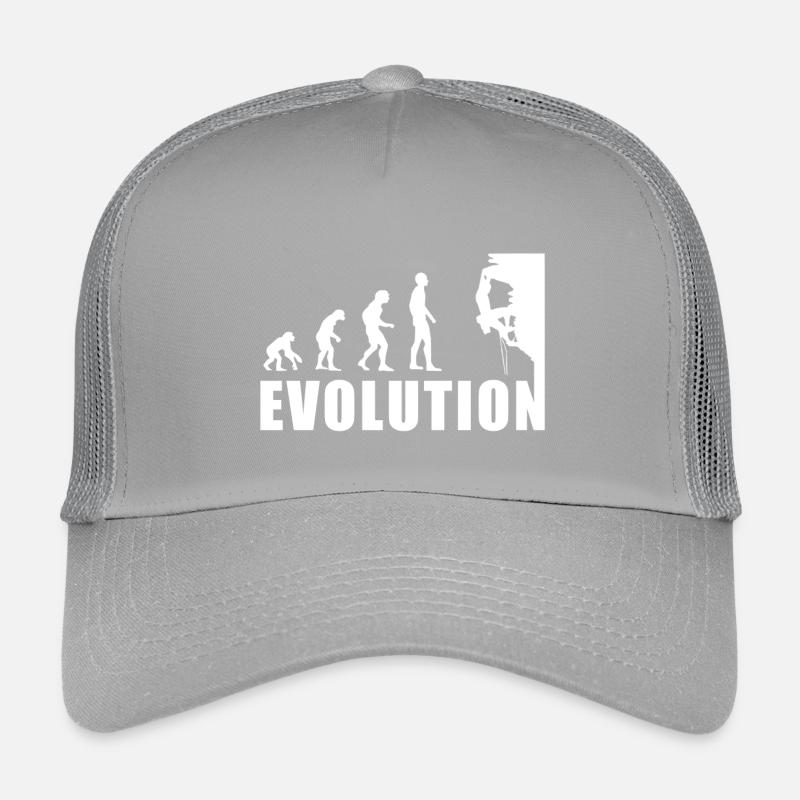 EVOLUTION Klettern Bergsteigen Climbing Geschenk Kinder Trucker-Cap