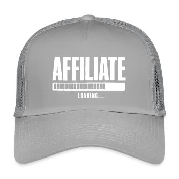 Affiliation Chargement d’entreprise en ligne Affilié - Casquette trucker enfant - gris clair - Devant