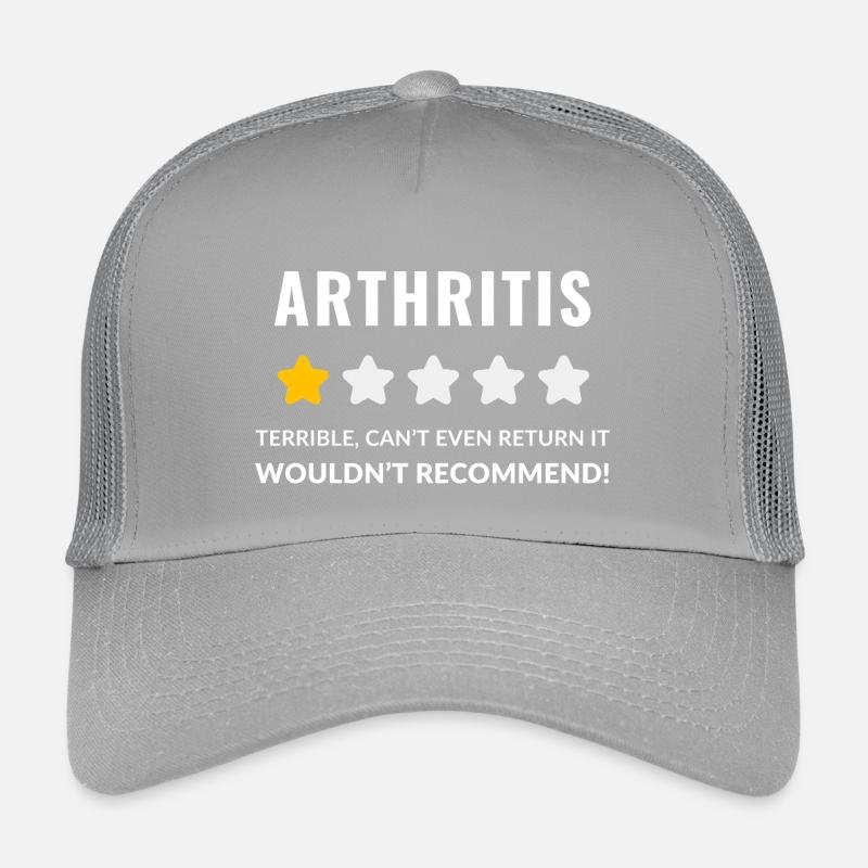 Conception typographique audacieuse pour la sensibilisation à l'arthrite Casquette trucker enfant