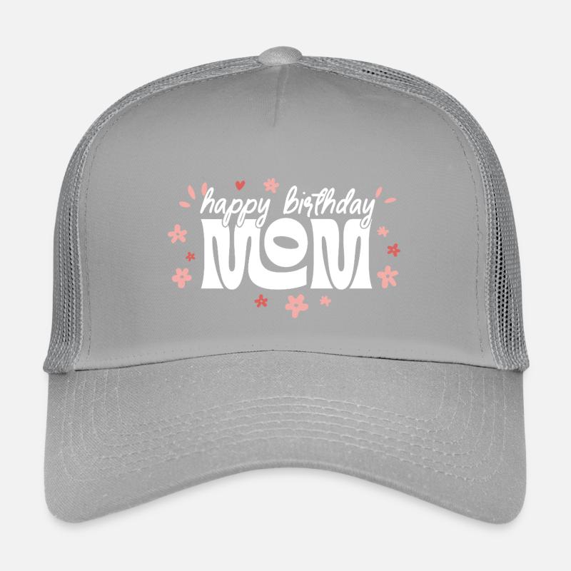 Geburtstag Mama Blütendesign, Happy Birthday Mama Kinder Trucker-Cap