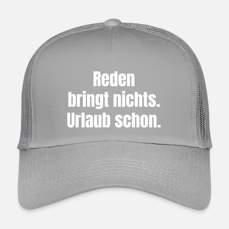 Parler ne sert à rien, mais les fêtes Casquette trucker enfant