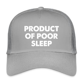 Product Of Poor Sleep - Kinder Trucker-Cap - Hellgrau - Vorne
