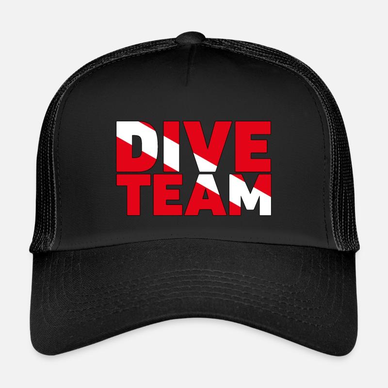Équipe de plongée. Design parfait pour votre équipe de plongée. Casquette trucker enfant