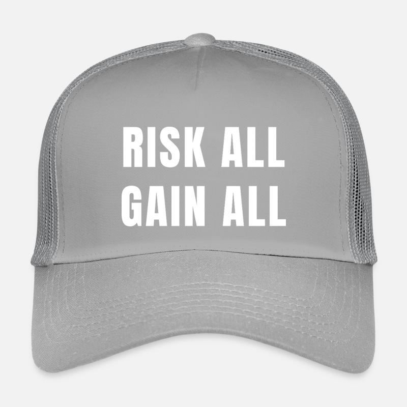 Risk All Gain All Success Power Ambition Mindset Kids’ Trucker Cap