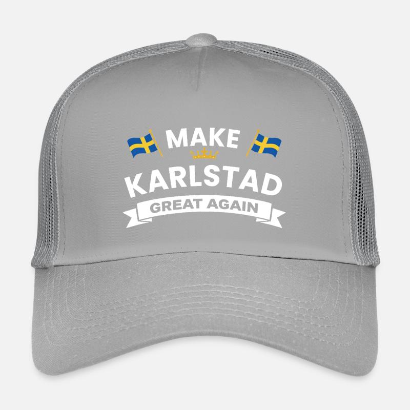 Karlstad Stor, encore une fois – drapeau et couronne Casquette trucker enfant