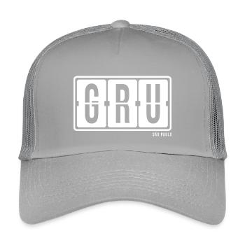 São Paulo GRU, City Souvenir Hoodie, Bag, Mug - Kids’ Trucker Cap - light grey - Front