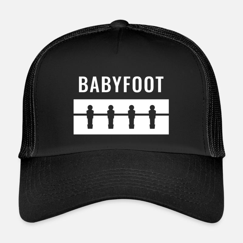 White Foosball Table Kids’ Trucker Cap