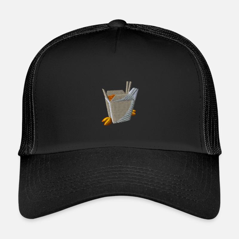 Asian foodbox - Kinder Trucker-Cap - Schwarz/Schwarz