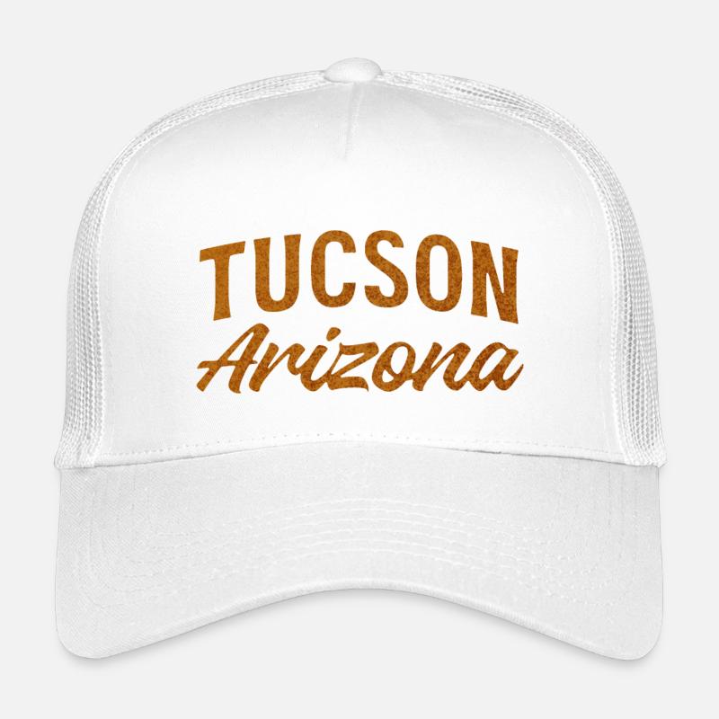 Tucson Arizona Rustic Script Kinder Trucker-Cap