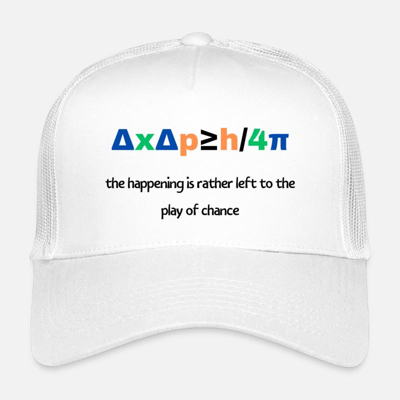 Unbestimmtheitsrelation - Kinder Trucker-Cap - Weiß