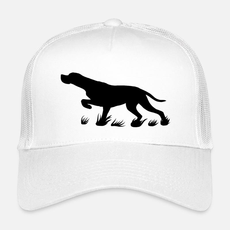 black pointer protruding Kids’ Trucker Cap