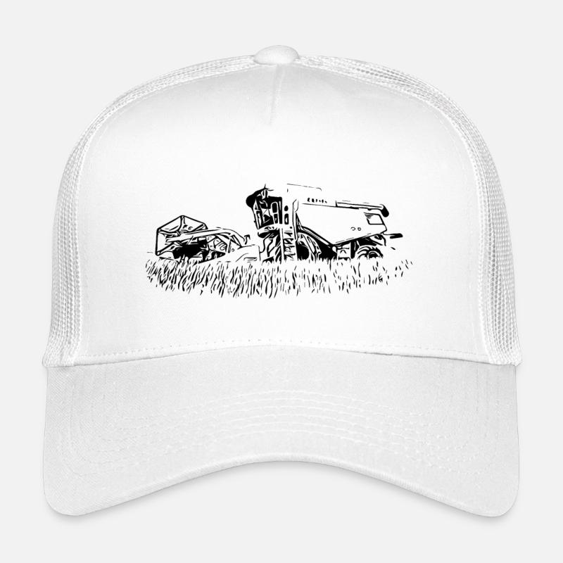 Moissonneuse-batteuse 600 - Casquette trucker enfant - blanc