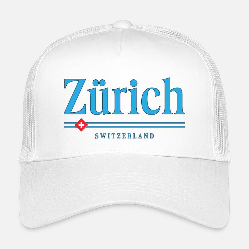 Logo à bandes bleues de Zurich Casquette trucker enfant