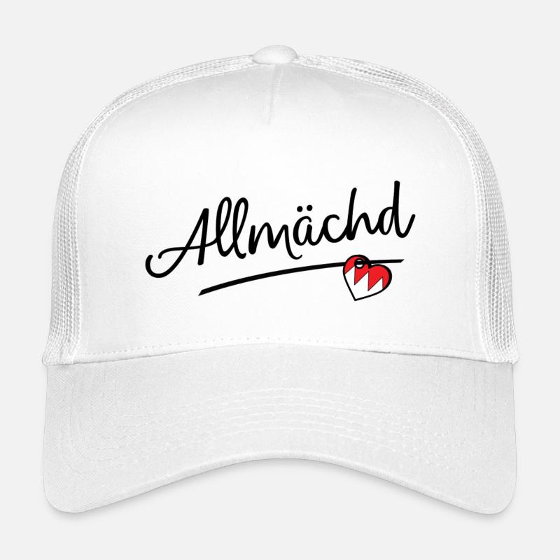 Allmächd - Kids’ Trucker Cap - white
