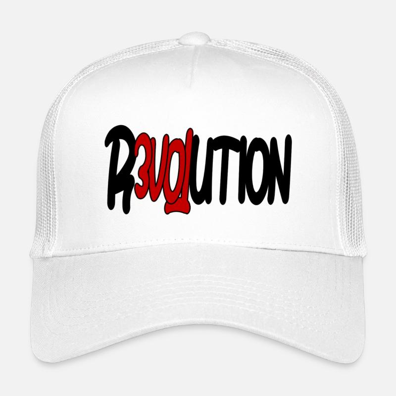 Revolution - Love - Kinder Trucker-Cap - Weiß