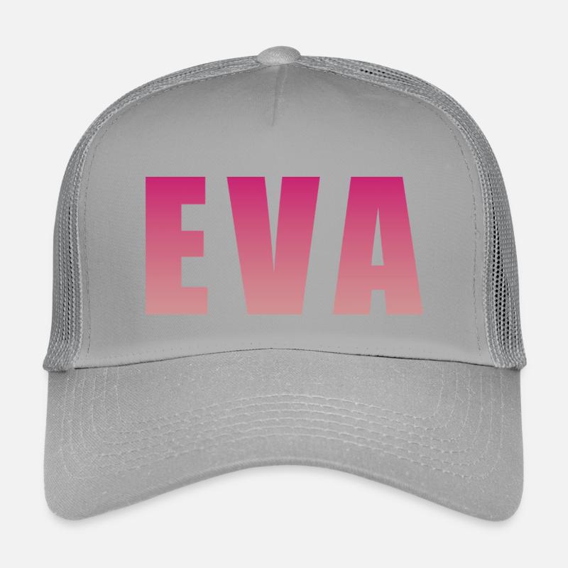 Gradient Text Block Design Kids’ Trucker Cap
