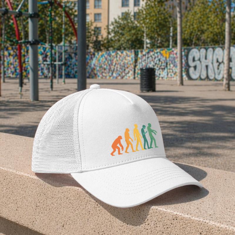 Evolution Silhouette Gradient Kids’ Trucker Cap