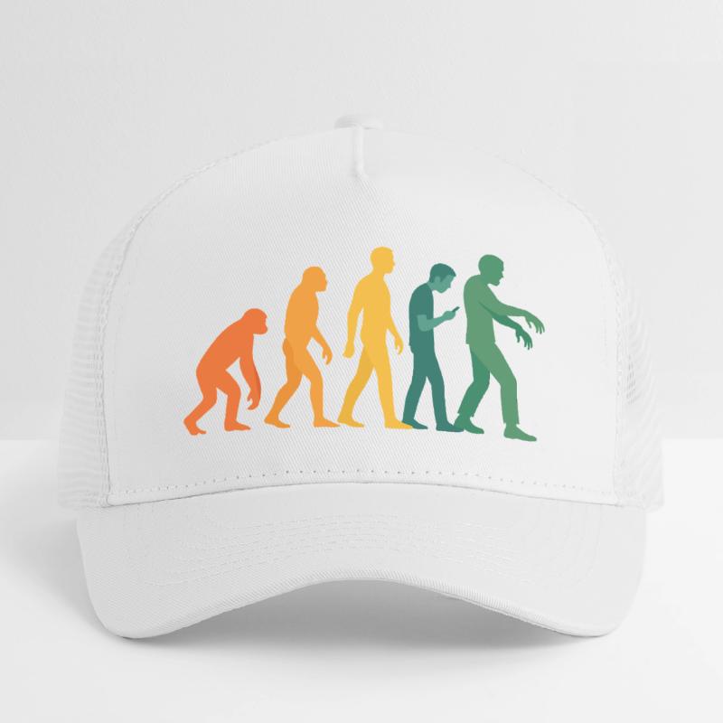 Evolution Silhouette Gradient Kids’ Trucker Cap