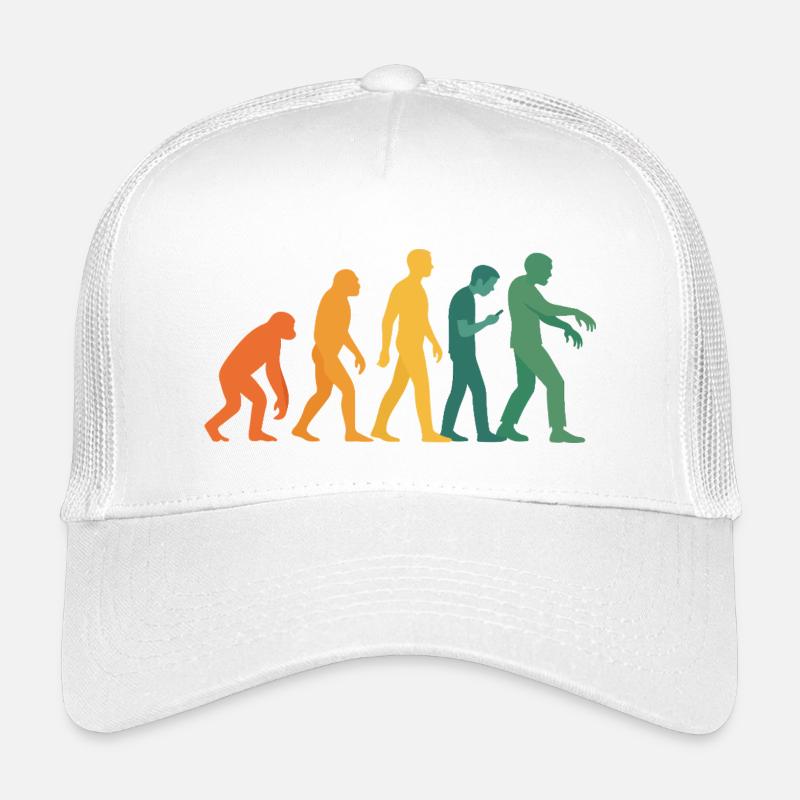 Evolution Silhouette Farbverlauf Kinder Trucker-Cap