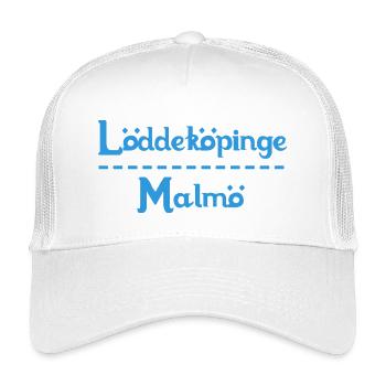 Löddeköpinge – Malmö Sky Blue Design - Kids’ Trucker Cap - white - Front