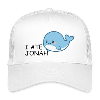 I Ate Jonah – Witziger Bibel Wal für Kinder - Kinder Trucker-Cap - Weiß - Vorne