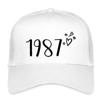 1987 - Casquette trucker enfant - blanc - Devant
