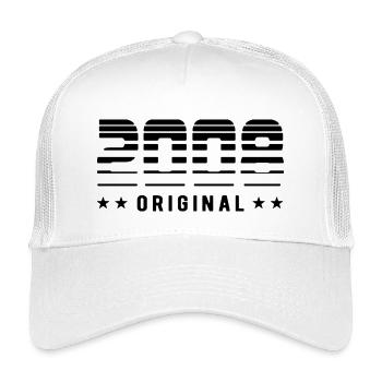 2008 Original Retrodesign | Birthday - Kids’ Trucker Cap - white - Front