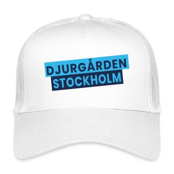 Djurgården Stockholm Text Block - Kids’ Trucker Cap - white - Front