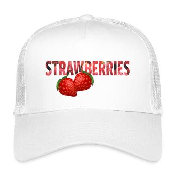 Strawberries - Kids’ Trucker Cap - white - Front
