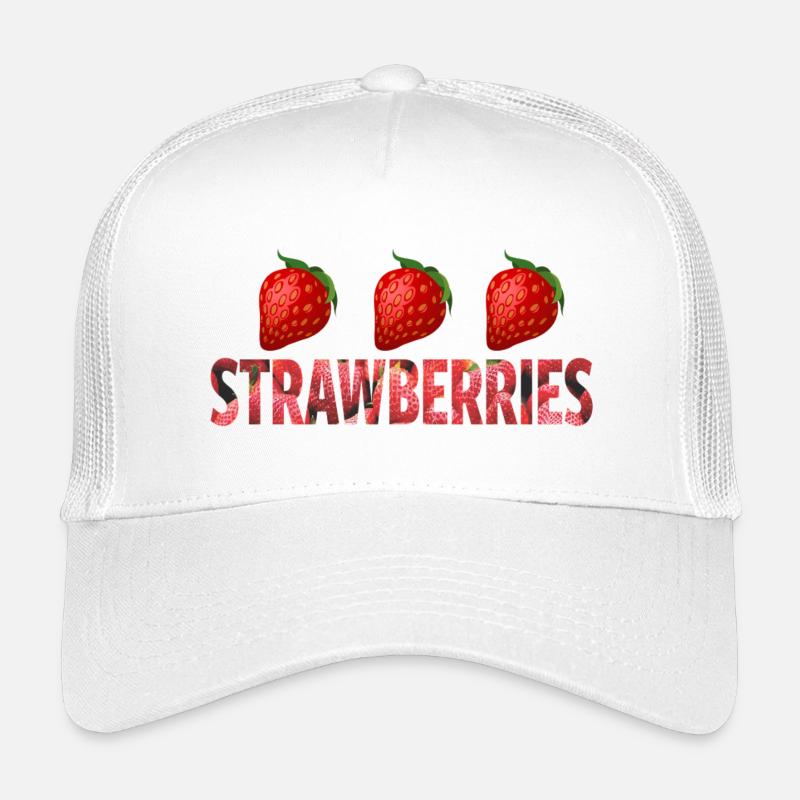 Fraises Casquette trucker enfant