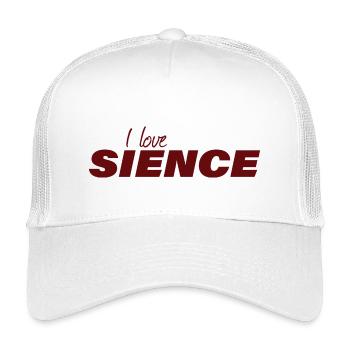 I LOVE SCIENCE - Kids’ Trucker Cap - white - Front