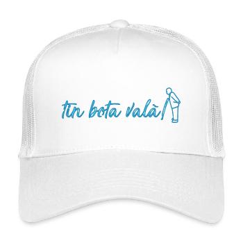 boîte bota valà - Casquette trucker enfant - blanc - Devant