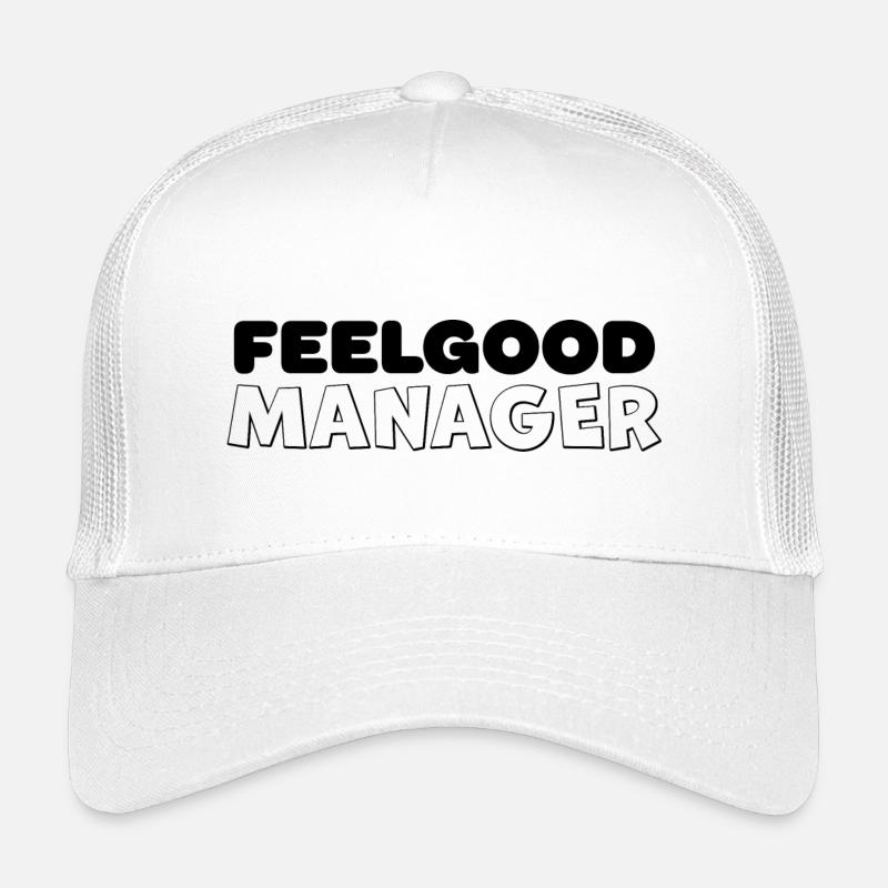 Feelgood Manager Design Tshirt black Kids’ Trucker Cap