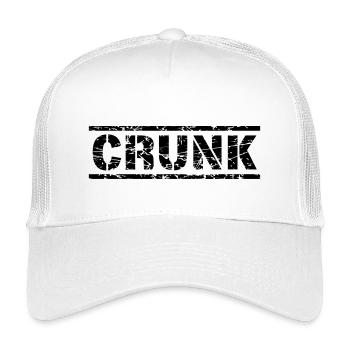 Crunk - Kinder Trucker-Cap - Weiß - Vorne