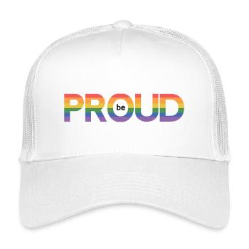LGBT Pride Month - Be Proud - Kids’ Trucker Cap - white - Front