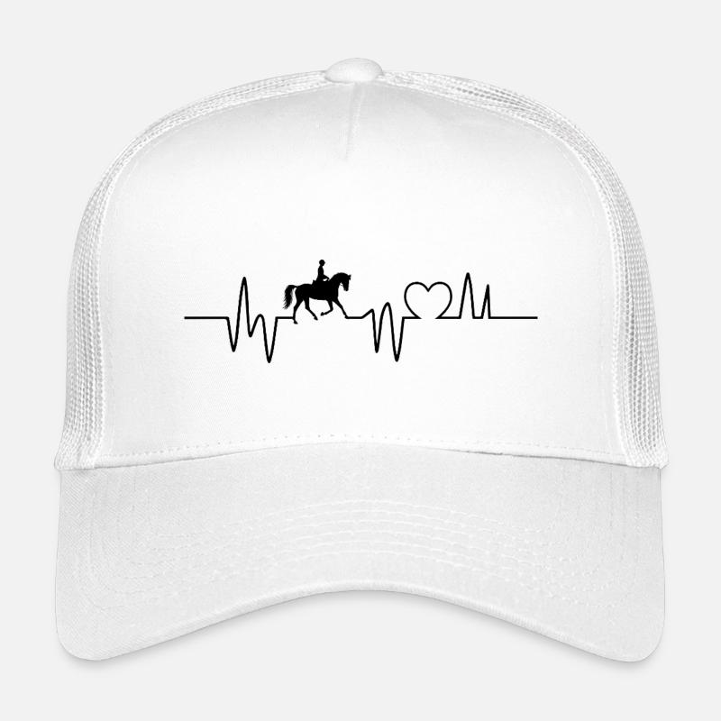 Cavalier Battement de cœur Équitation Casquette trucker enfant