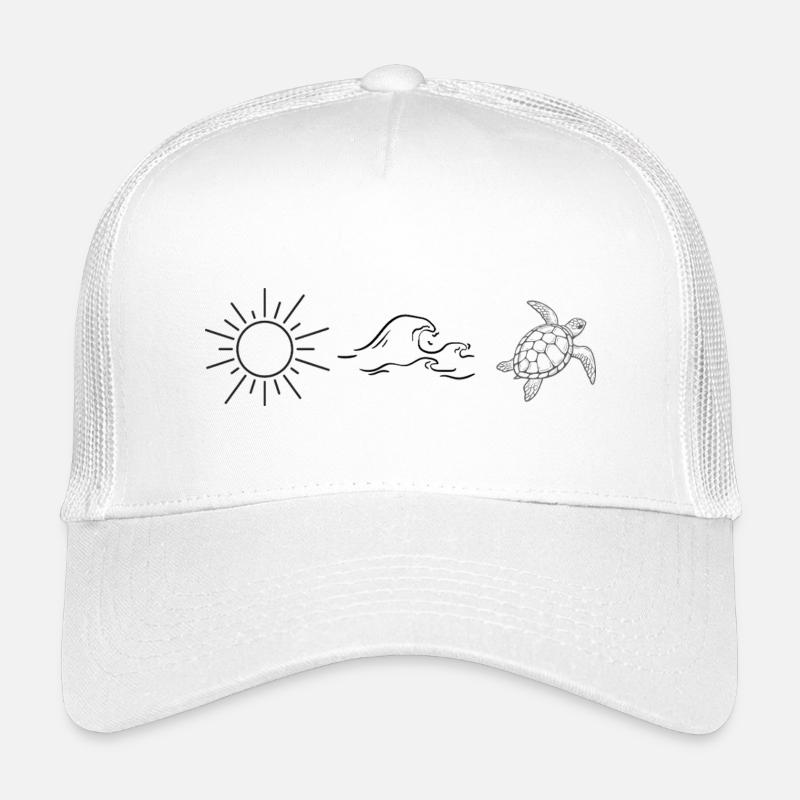L’art marin comme motif Casquette trucker enfant