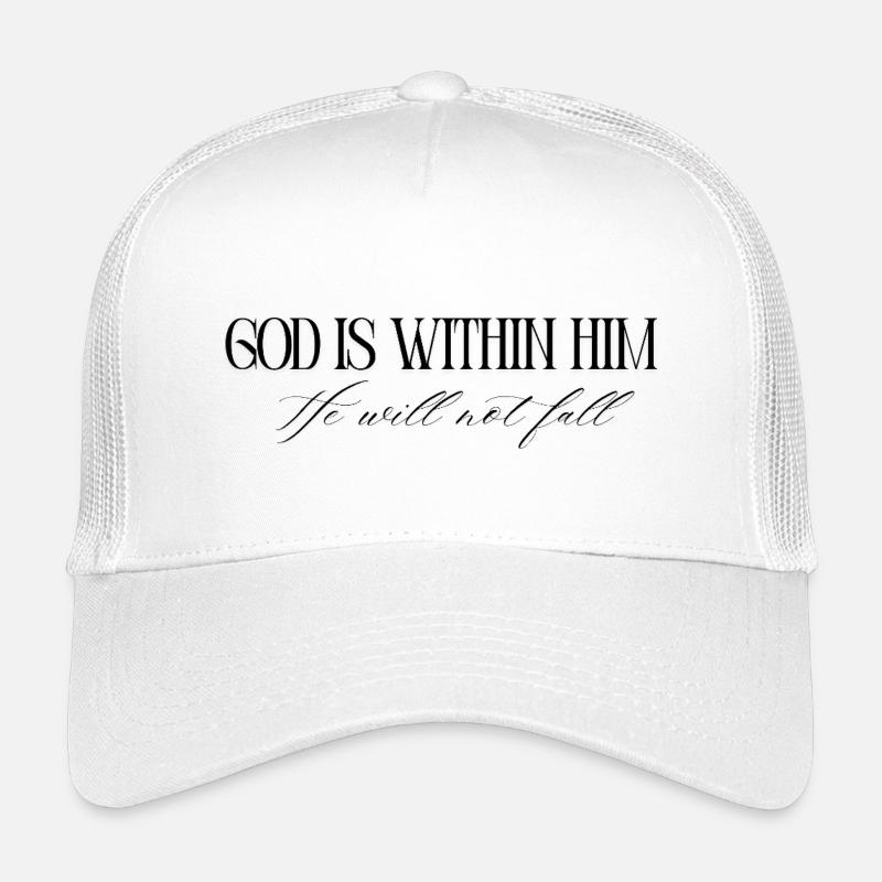 God is within him – Psalm 46:5 Bible Verses Kids’ Trucker Cap