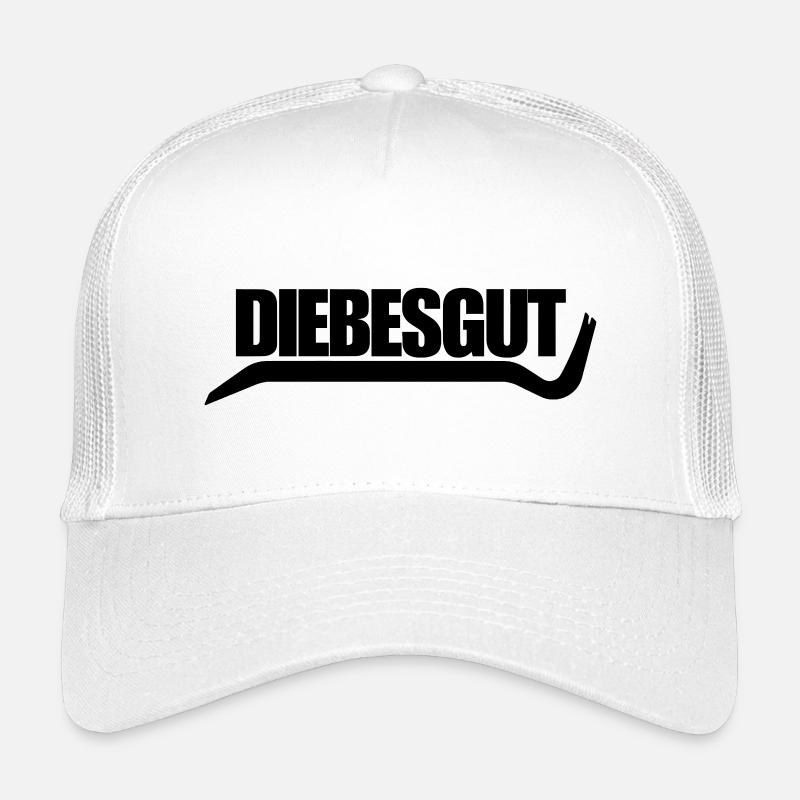 DIEBESGUT_BRECHEISEN - Kinder Trucker-Cap - Weiß