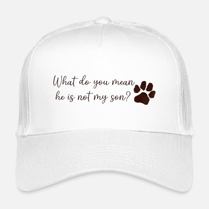 Dog Mom/Dad - Kinder Trucker-Cap - Weiß