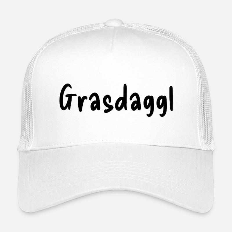 Grasdaggl - Casquette trucker enfant - blanc