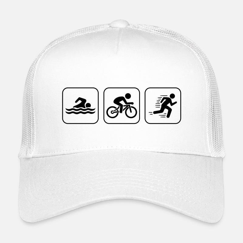 Icônes du triathlon Sport Casquette trucker enfant