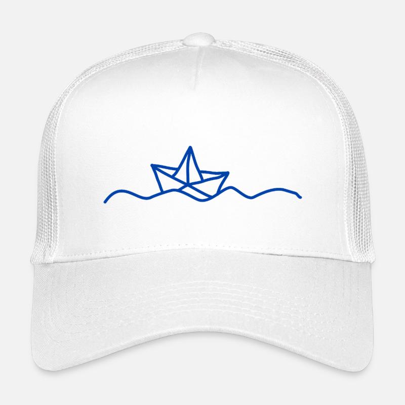 Boot Papierboot Kapitän Kinder Trucker-Cap