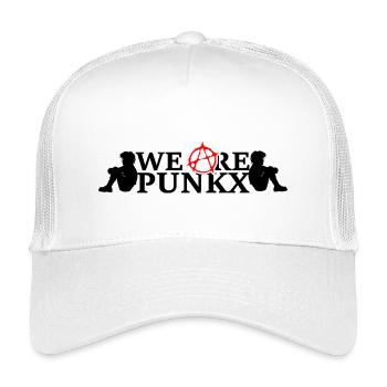 Nous sommes Punkx - Casquette trucker enfant - blanc - Devant