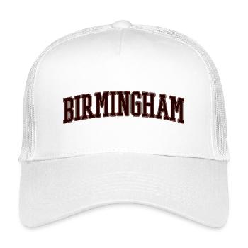 Birmingham Arch Schriftzug - Kinder Trucker-Cap - Weiß - Vorne