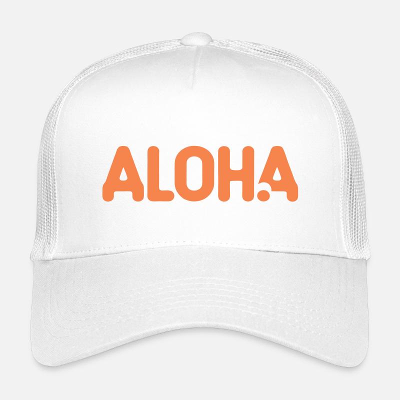 Aloha - Kinder Trucker-Cap - Weiß