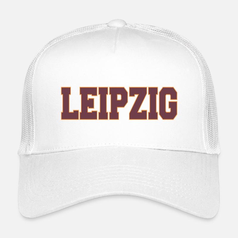 Leipzig City Portrait in Block Style Kids’ Trucker Cap