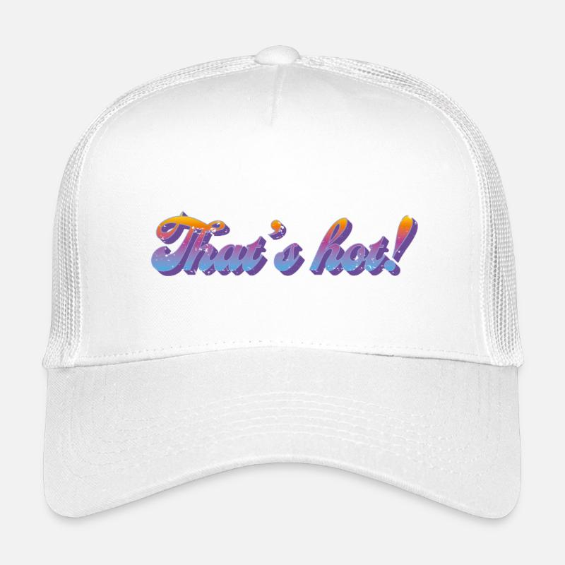 C’est chaud ! – Style dégradé rétro Casquette trucker enfant
